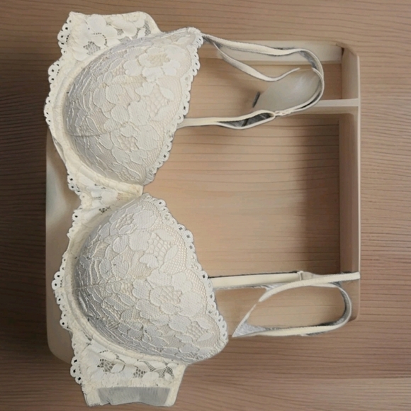 PINK Victoria's Secret Other - ☕️VINTAGE VICTORIA'S SECRET PINK PUSH-UP PIGEONNANT UNDERWIRE BRA SIZE 36B